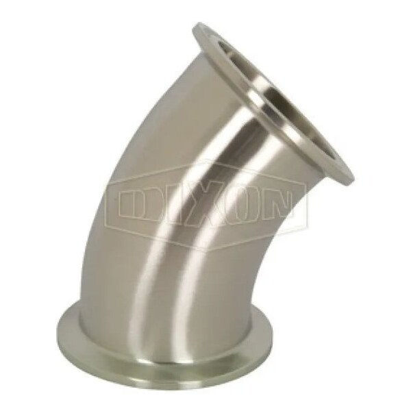 Clamp Elbow, Series: B2KMP, Fitting/Connector Type: 45 deg Elbow, 2-1/2 in Nominal Size, 304/304L SS