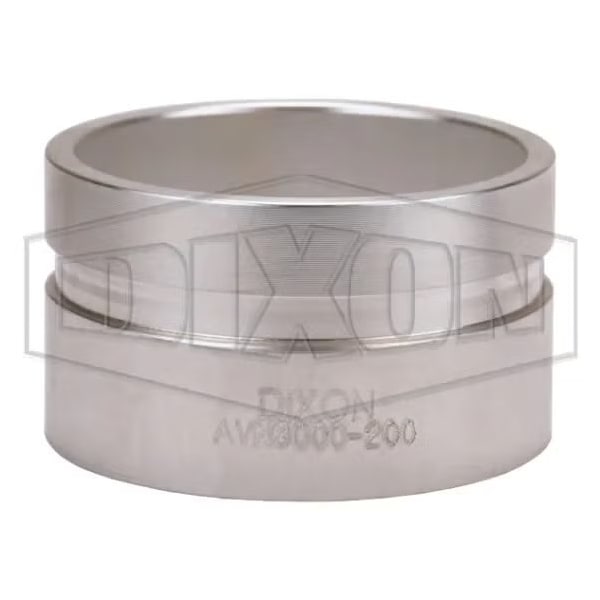 Adapter Nipple, 3 in, Victaulic/Grooved End x Weld End, Aluminum