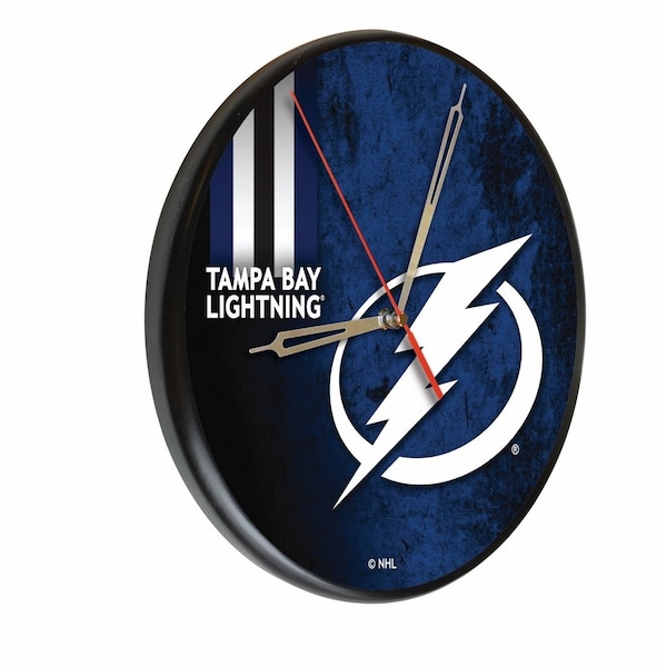 Tampa Bay Lightning 13" Solid Wood Clock