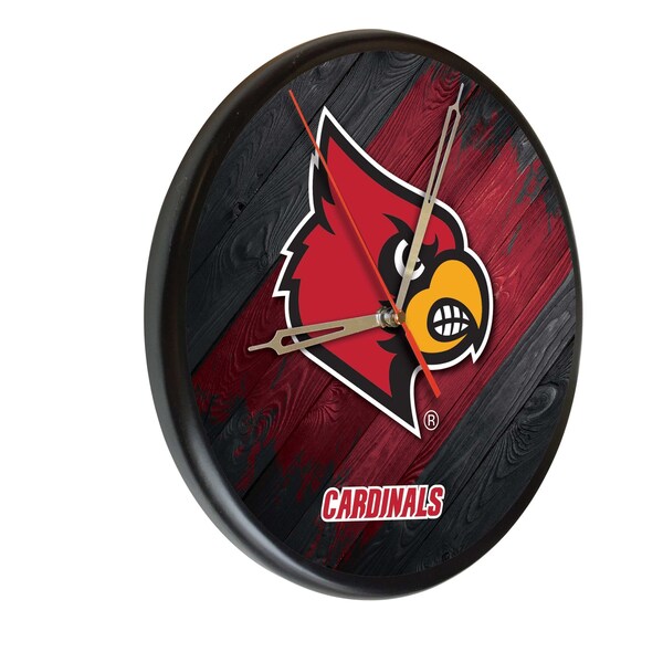 University of Louisville 13" Solid Wood Clock