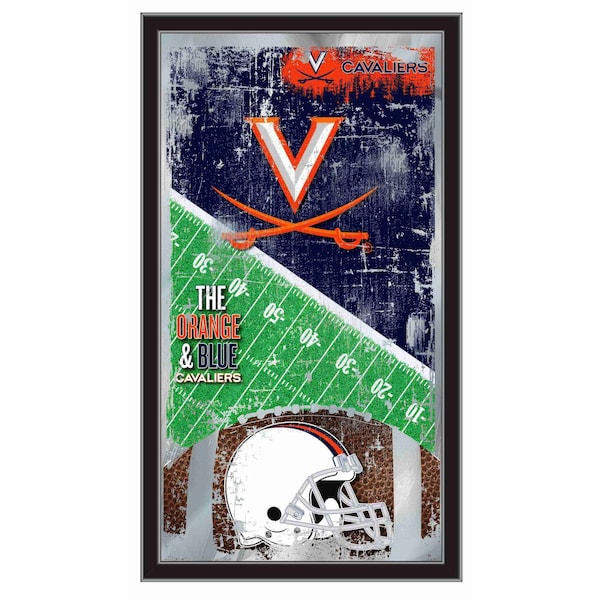 Virginia 15" x 26" Football Mirror
