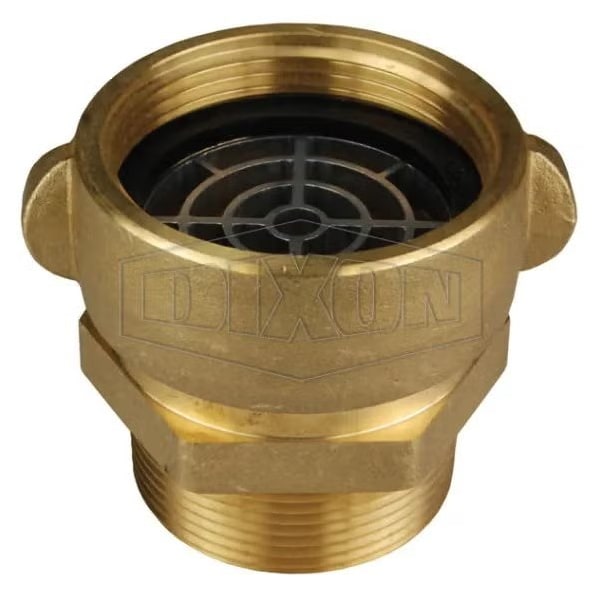 Suction Adapter with Zinc Screen, 2-1/2 x 3 in, Female NST NH x MNPT