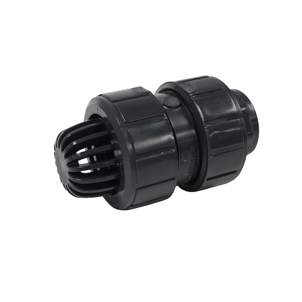 Valve, Foot, 1/2", PVC, Socket, FKM