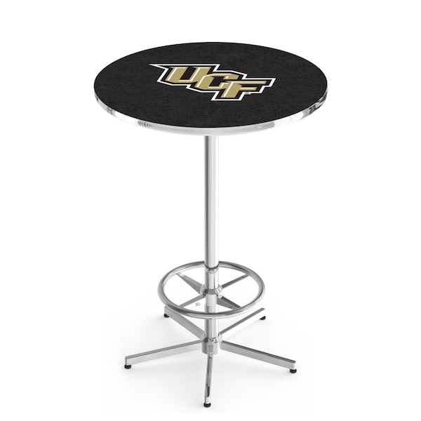 42" Chrome Central Florida Pub Table, 36" dia. Top