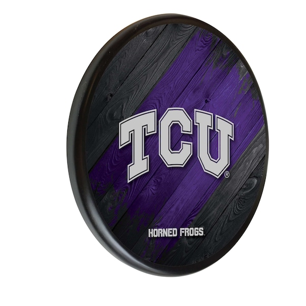 Texas Christian University 13" Solid Wood Sign