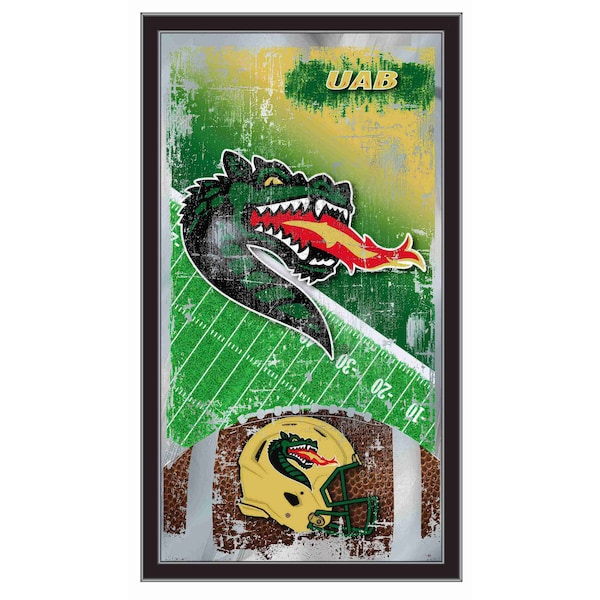 UAB 15" x 26" Football Mirror