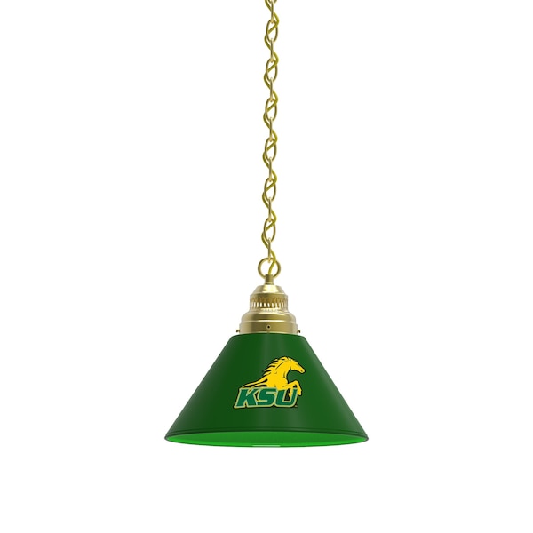 Kentucky State University Pendant Light, Brass Fixture