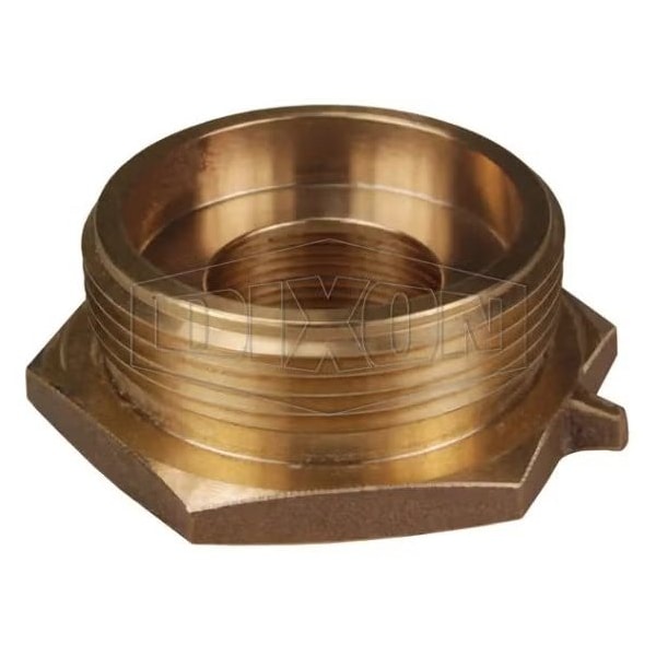 The Right Connection Domestic Hex Nipple, 1-1/2 in, FNST x MNPSH, Cast Brass, Domestic