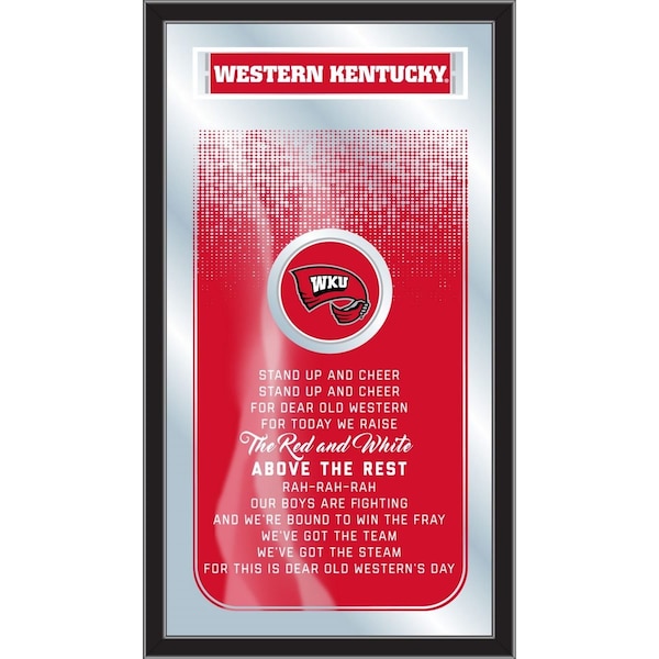 Western Kentucky 26" x 15" Fight Song Mirror