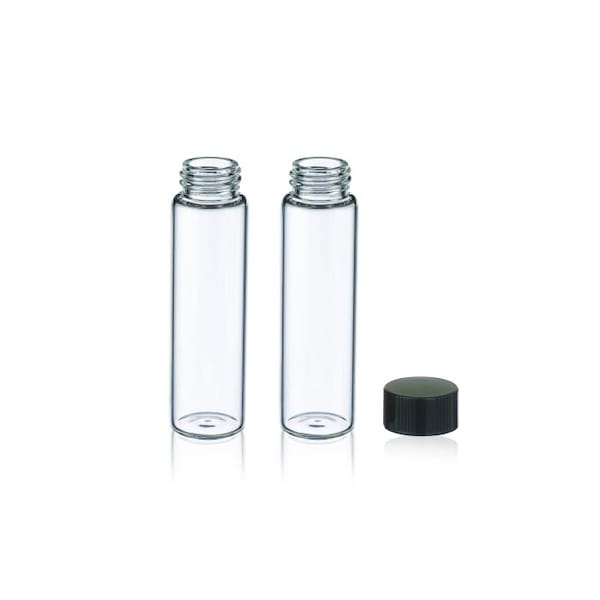 DWK Life Sciences (Wheaton) Sample Vials, Clear, w/ Rubber-Lined, PK200