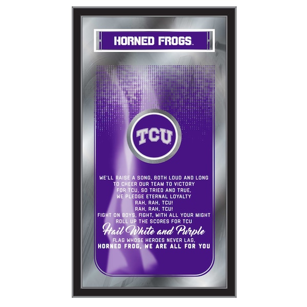 TCU 26" x 15" Fight Song Mirror