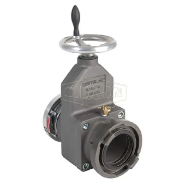 High Strength Large Dia Gate Valve, 5 x 4 in, Storz, 356-T6 Aluminum Alloy Body