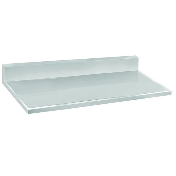 Countertop 120 in.W x 30 in.D with 10 in. backsplash