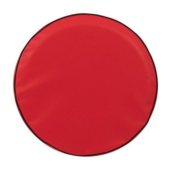 21-1/2" x 8" Plain Red Tire Cover