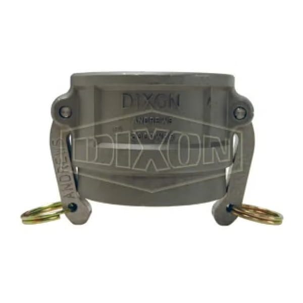 Cam and Groove Coupler, 6 in Nominal, Socket Weld x SCH 40 Pipe End Style, 316 SS, Domestic