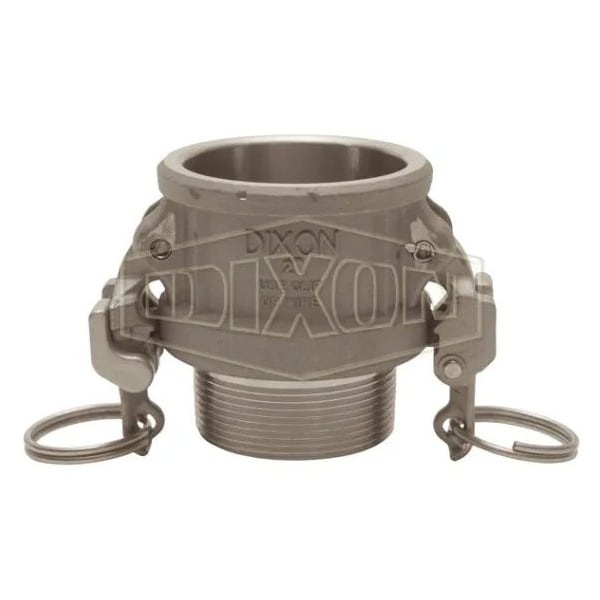EZ Boss-Lock Type B Cam and Groove Coupler, 3 in Nominal, Female Coupler x MNPT End Style, Hastelloy