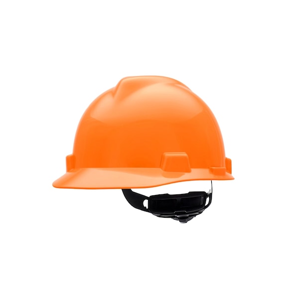 V-Gard Slotted Cap, HDPE, Fas-Trac III Suspension, Type I, Class E, Hi-Vis Orange (standard size)