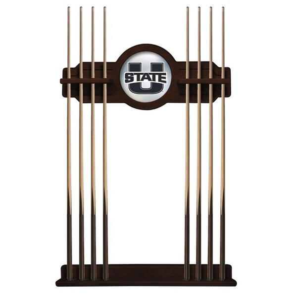 Utah State Cue Rack in English Tudor Finish