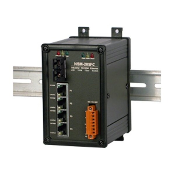 Unmanaged4portIndustrial10/100Base-T(X)w/100Base-FXFiber, NSM205FC