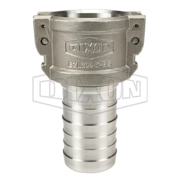EZLink Type C Armless Cam and Groove Coupling, 3 in Nominal, Coupler x Hose Shank End Style