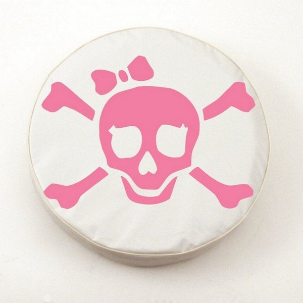 24" x 8" Pirate Girl (Pink) Tire Cover