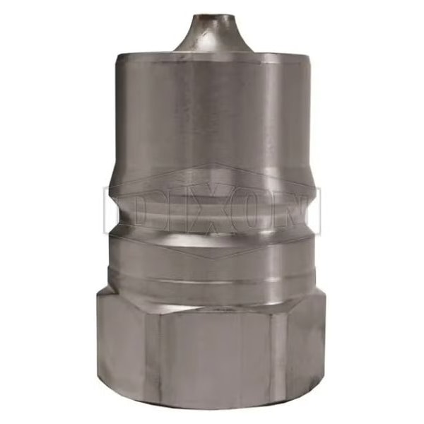 DQC HS Interchange Steam Female Plug, 3/4-14 Nominal, Female BSPP, Steel