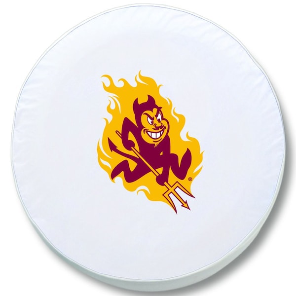 21 1/2 x 8 Arizona State Tire Cover with Sparky Logo