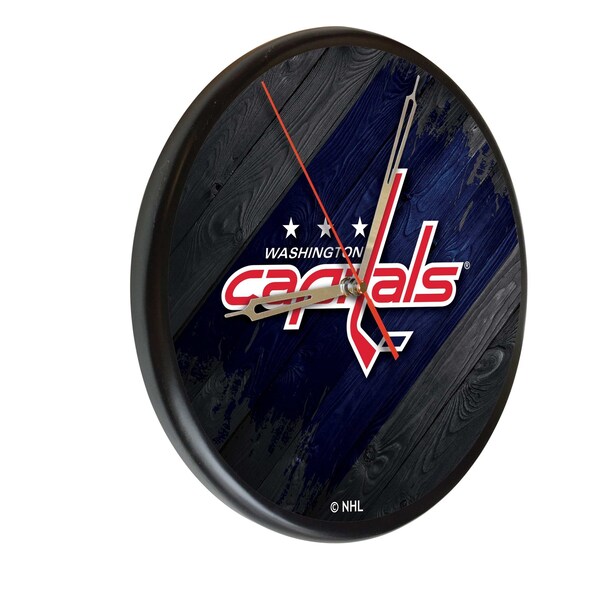 Washington Capitals 13" Solid Wood Clock