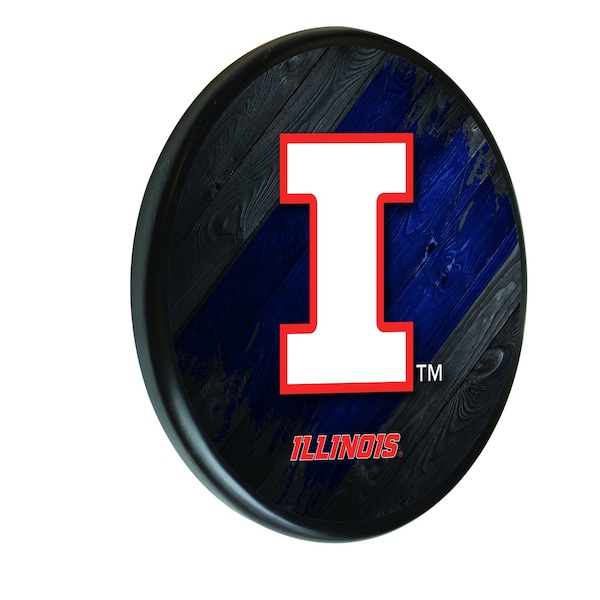 University of Illinois 13" Solid Wood Sign