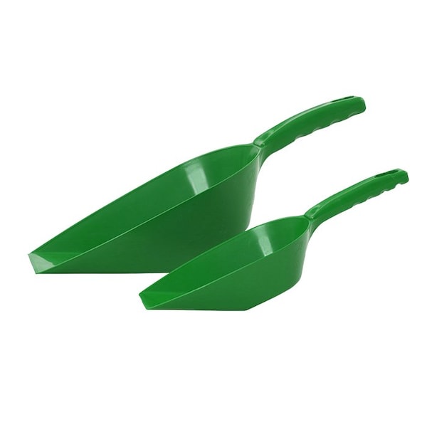 Flour Scoop, 9.64 in L, Green, PK5