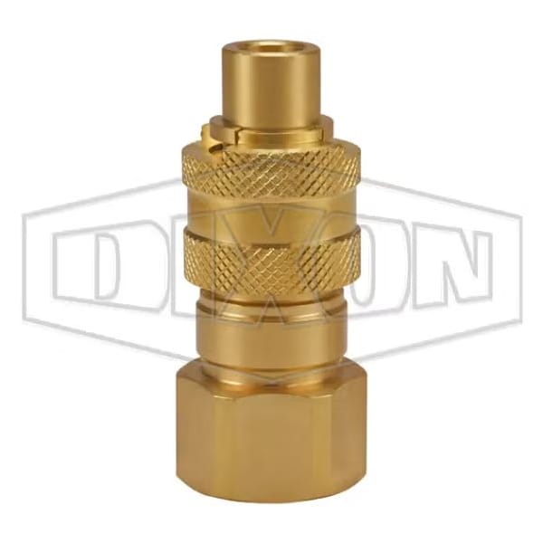 DIX-LOCK PLUG, 3/4-14 BSPP BRASS