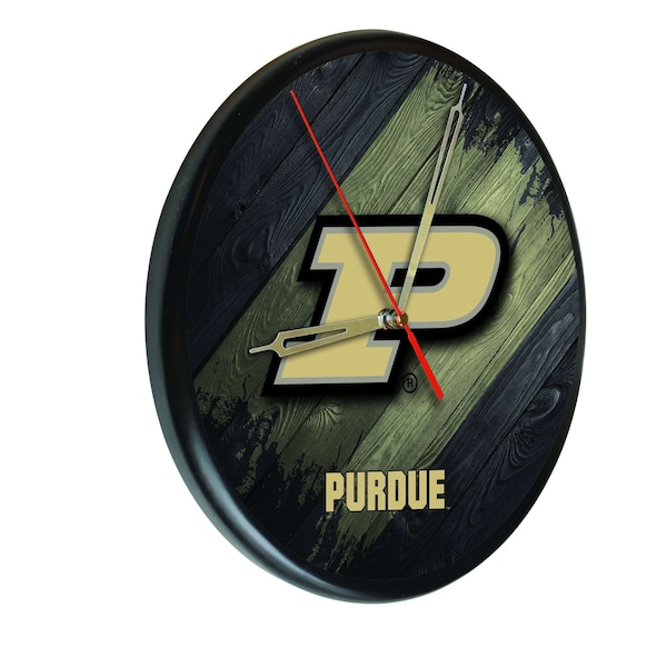 Purdue 13" Solid Wood Clock