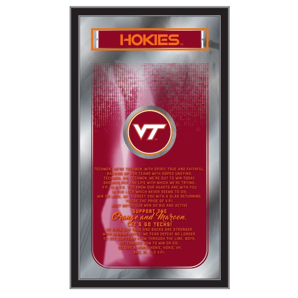 Virginia Tech 26" x 15" Fight Song Mirror