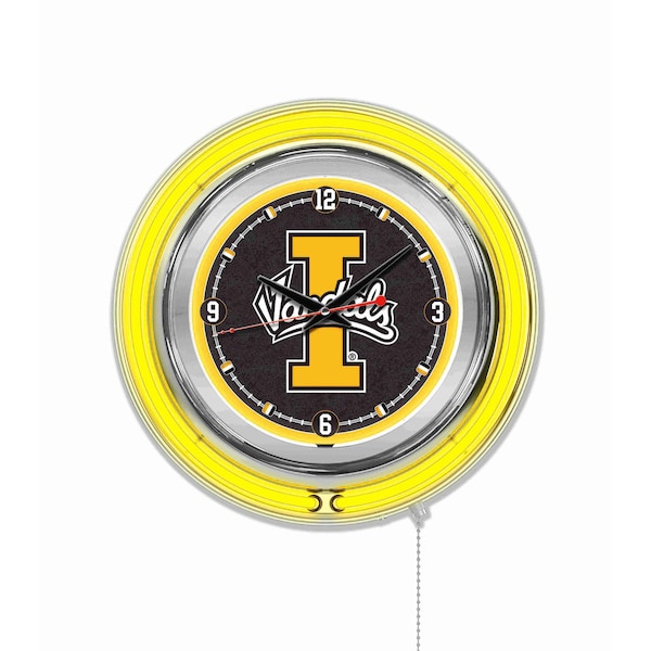 University of Idaho Double Neon 15" Clock