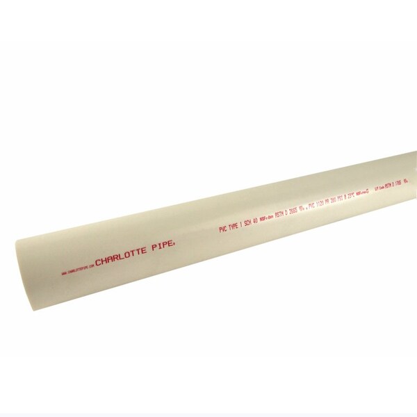 Dual Rated Pipe Schedule 40 PVC 1-1/4-in D X 10 ft. L Plain End 370 psi