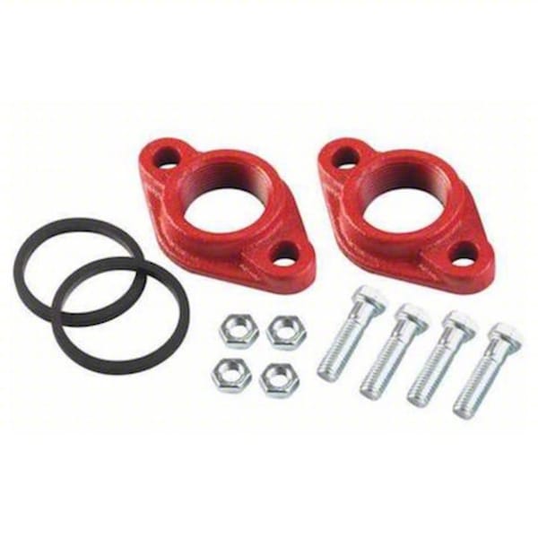FlangeKits, CastIron, FNPT, 11/2in, PK2
