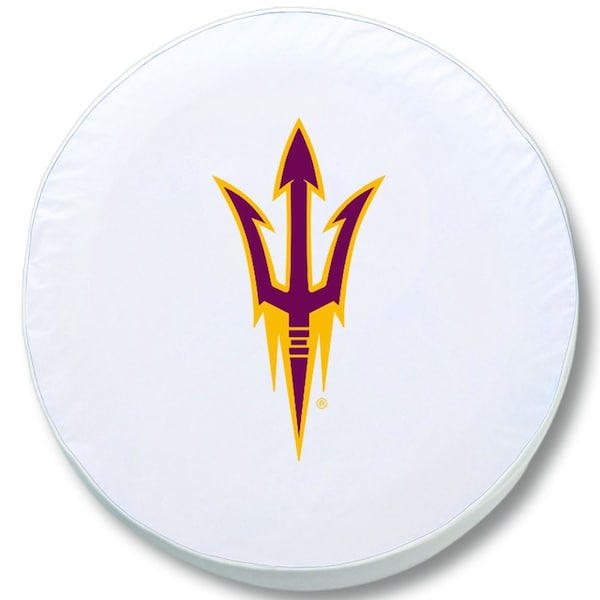 21 1/2 x 8 Arizona State Tire Cover with Pitchfork Logo