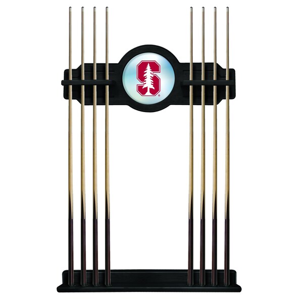 Stanford Cue Rack in Black Finish