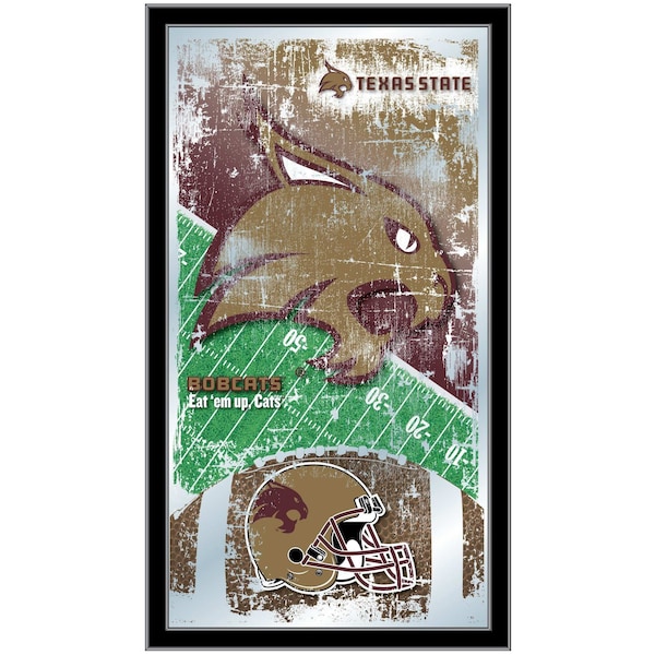Texas State 15" x 26" Football Mirror