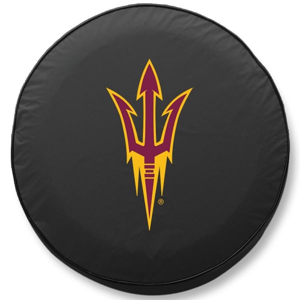 21 1/2 x 8 Arizona State Tire Cover with Pitchfork Logo