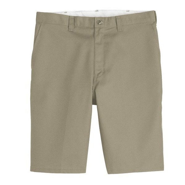 Short, Men, Ind., Flat Front, Sand, 35 11