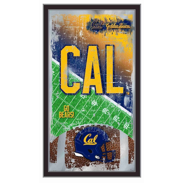 Univesity of California 15" x 26" Football Mirror