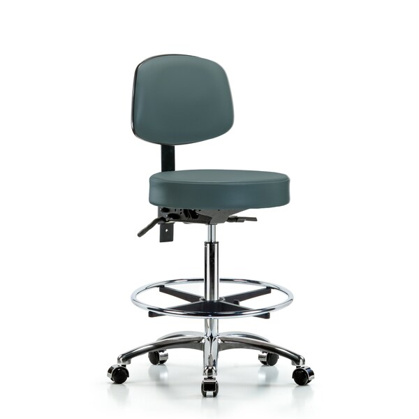 Ben Stool, Hi, Vinyl, Bk, CF, Cast, Blu