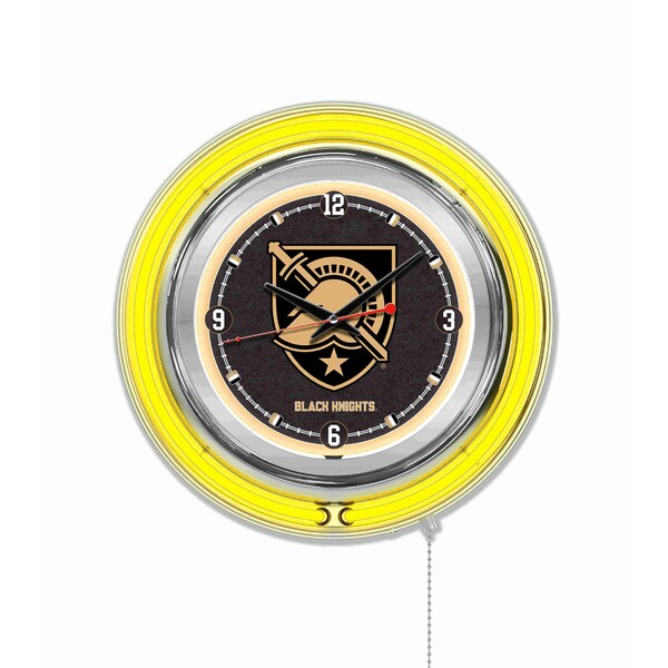 US Military Academy Double Neon 15" Clock ARMY