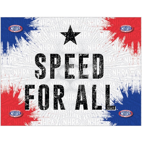 NHRA Speed For All 24" x 32" Canvas Wall Art.