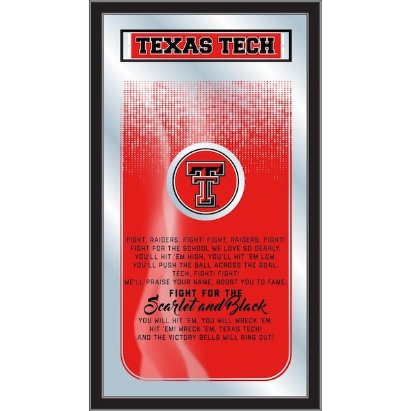 Texas Tech 26" x 15" Fight Song Mirror