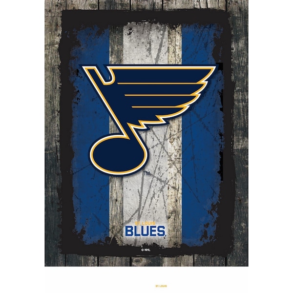 St Louis Blues 15" x 20" Canvas Wall Art