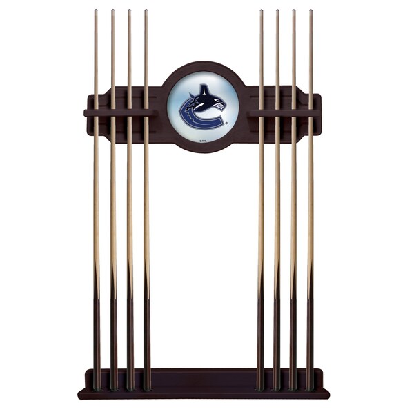 Vancouver Canucks Cue Rack in English Tudor Finish