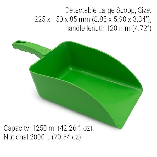 Scoop, 8.85 in L, Green, PK5
