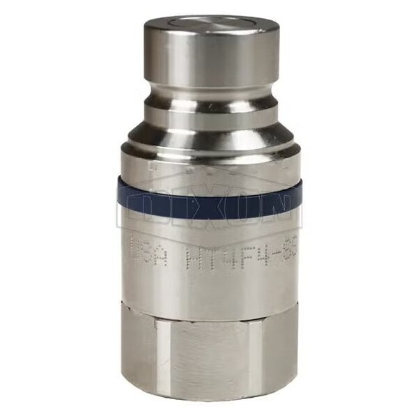 DQC HT Flushface Female Plug, 1-11 Nominal, Female BSPP, 316 SSss Steel